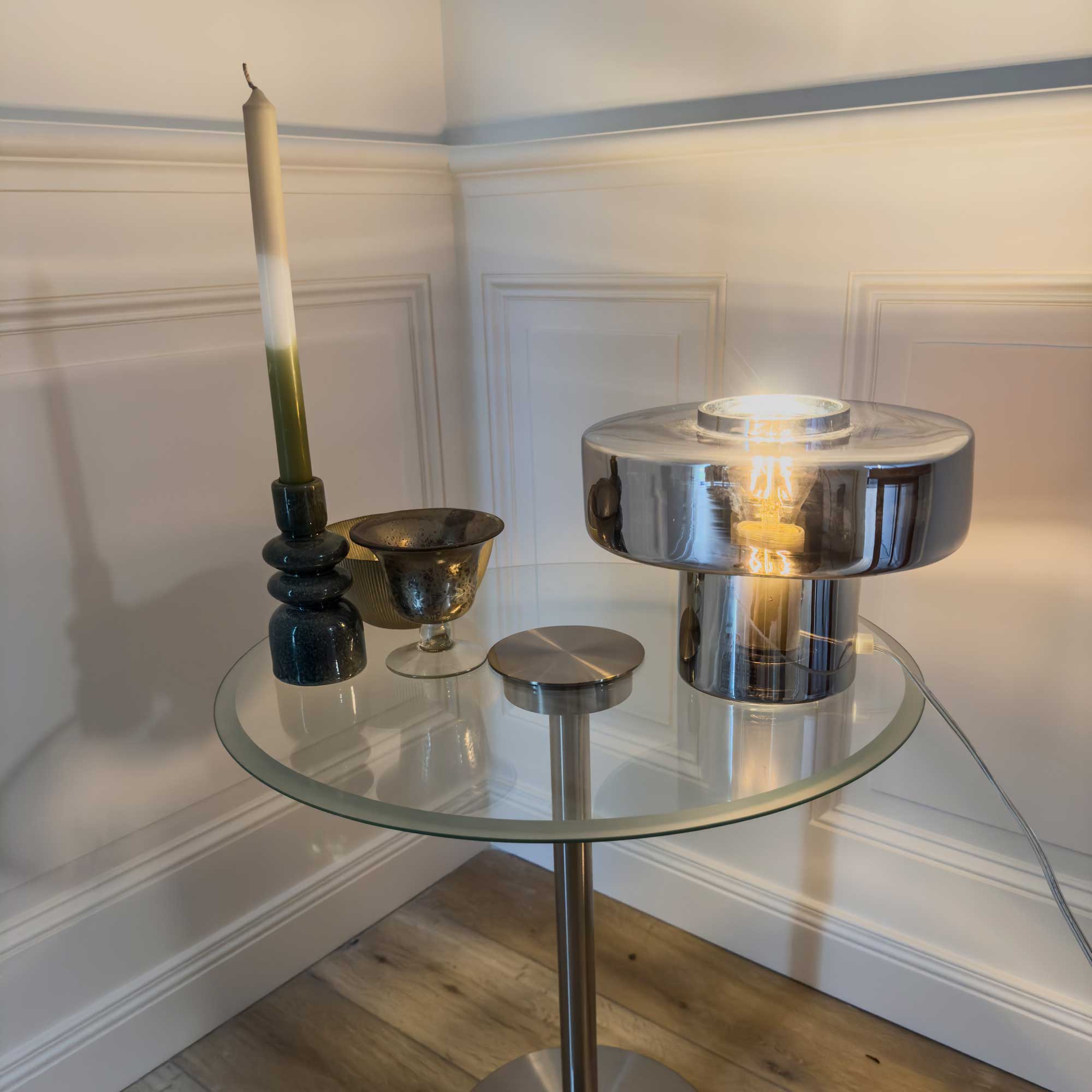 C-Création - Wholesale Floor Lamp - NEW COLOR - Retro style colored glass table lamp Foza43