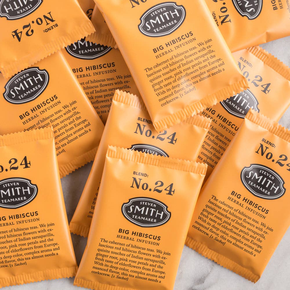 Smith Teamaker - Wholesale Health/Detox Tea - Big Hibiscus - Herbal Infusion - Bulk Sachets2