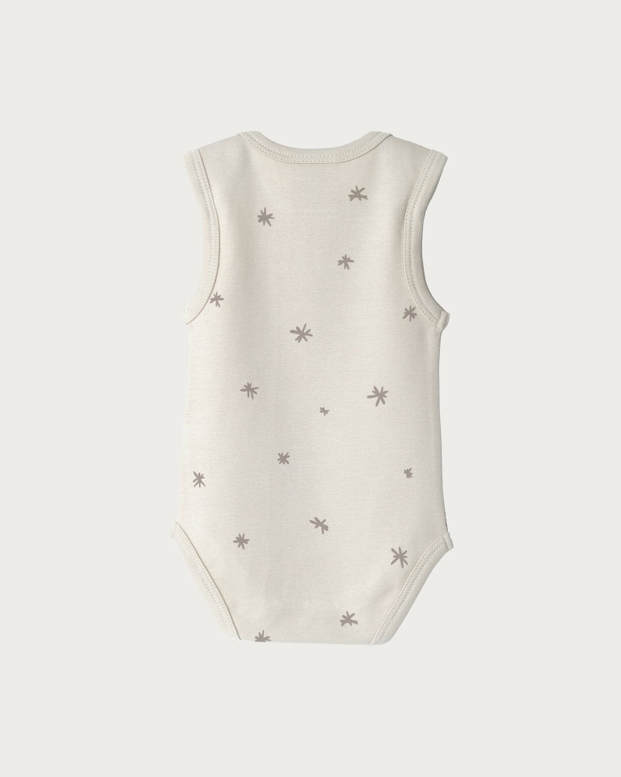 Babu - Wholesale Bodysuit (Non-Footed) - Baby - Singlet Bodysuit - Walnut Star1
