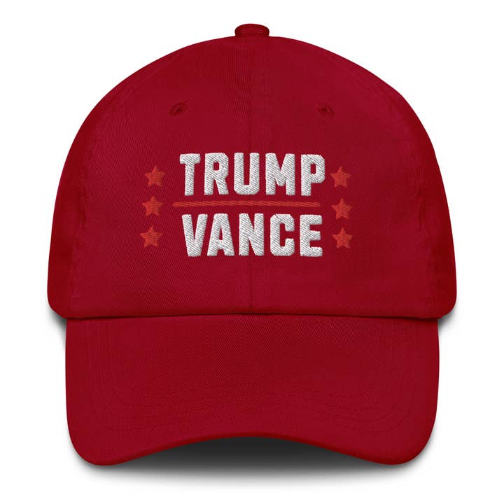 TRUMP VANCE 2024, Trumps vicepræsident Vance-hat, TRUMP vp-valg, RNC rally vp-valg, Trump-løbekammerat farhat for engroshandel hos Howlydog Studios