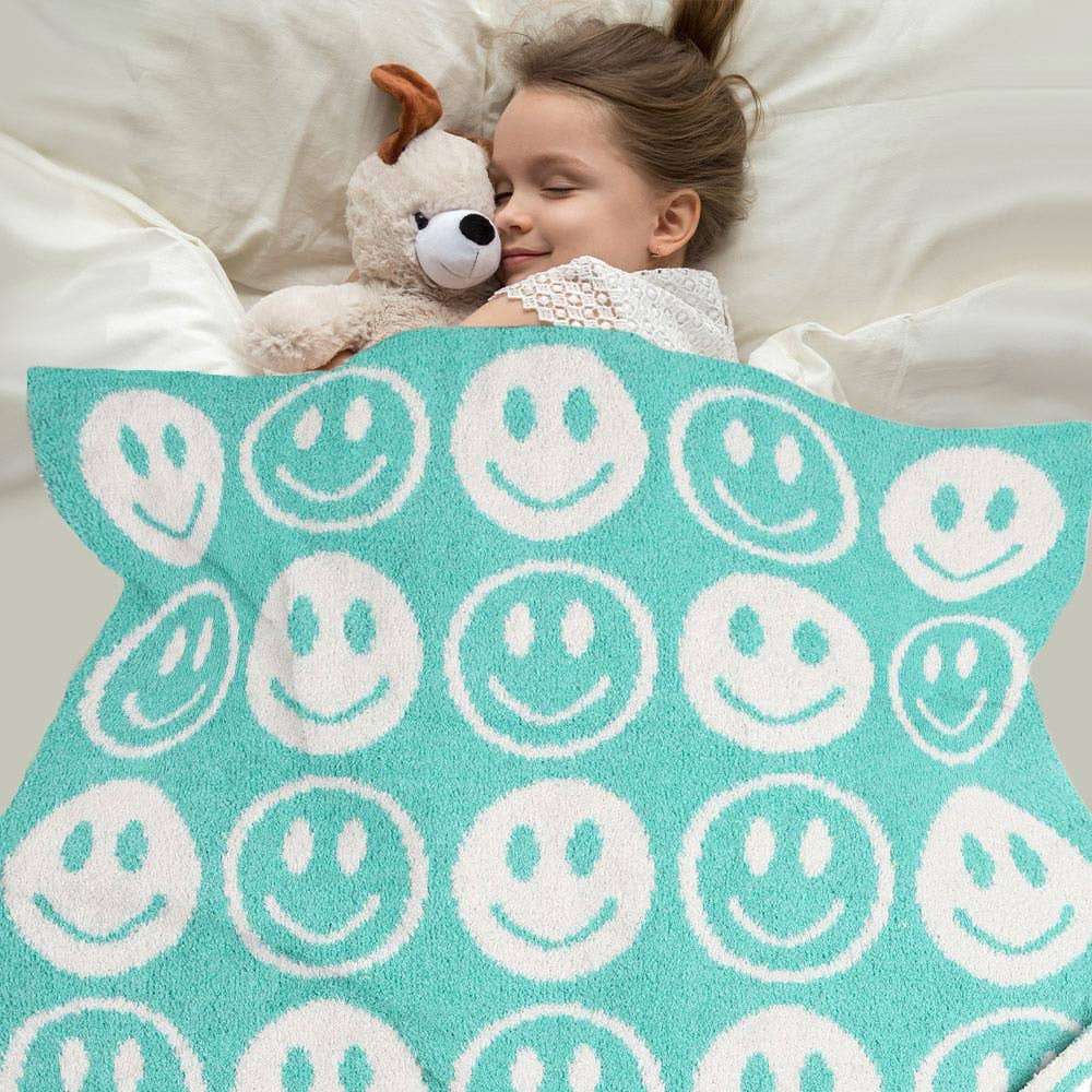 Sensibling Corp. - Wholesale Bedding Blanket - Kids & Baby - Smile Patterned Reversible Kids Throw Blanket7