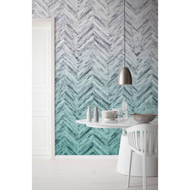 Vlies Fototapete - Herringbone Mint - Größe 400 X 250 Cm für den Großhandel von Komar Products GmbH & Co. KG