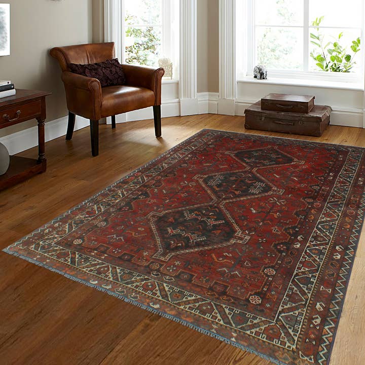 Noori Rug - Wholesale Area Rug - Semi-Antique Mumtoza Red Rug5