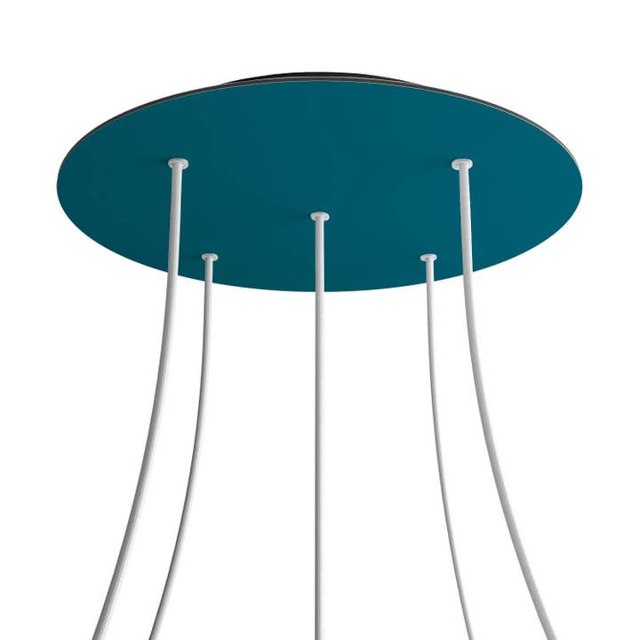 Rosace XXL Rose-One ronde, diamètre 400 mm avec 5 trous et 4 trous pour la vente par LIGHTINUP S.R.L.