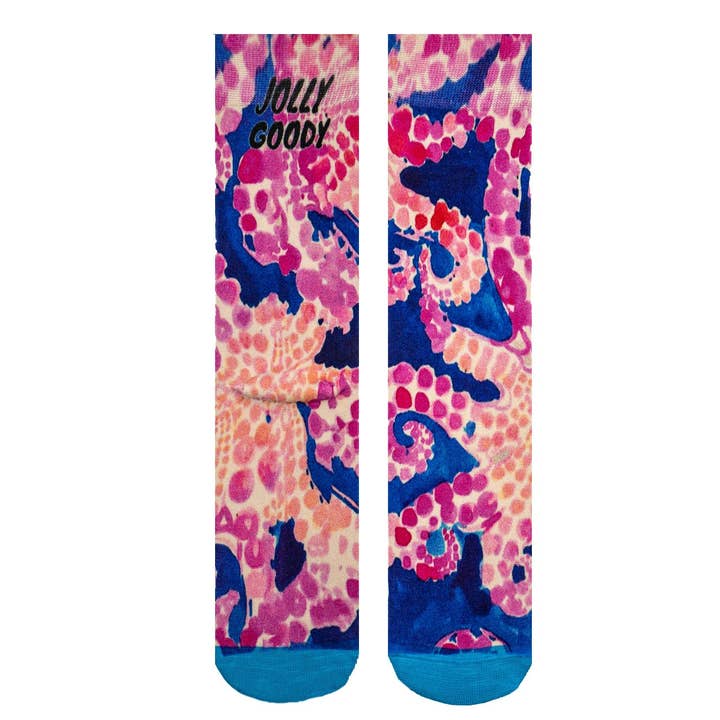 Chaussettes Poulpe – Style des Profondeurs avec une Touche d'Originalité pour la vente par Jolly Goody