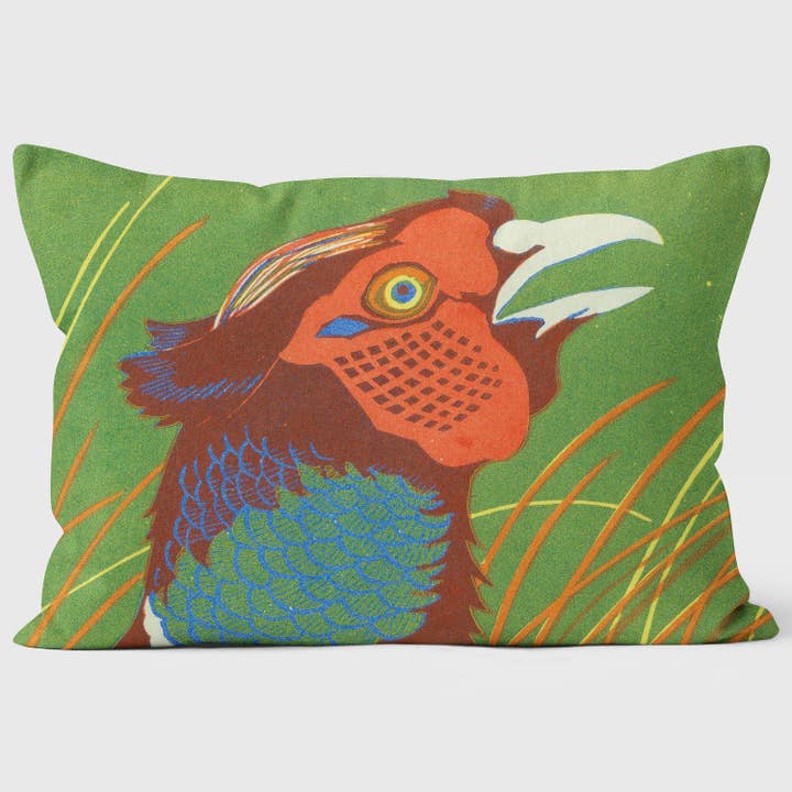 Cojín Cabeza de faisán - Robert Gillmor para venta al por mayor de ART CUSHIONS