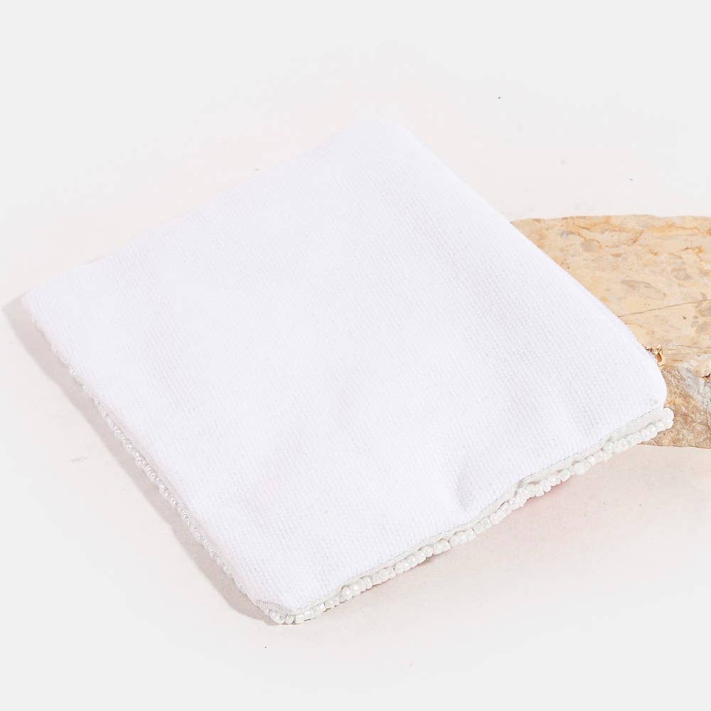 MULTI Pink Pearl Bead Ribbon Bow Mixed Beaded Coin Purse for wholesale on Faire2