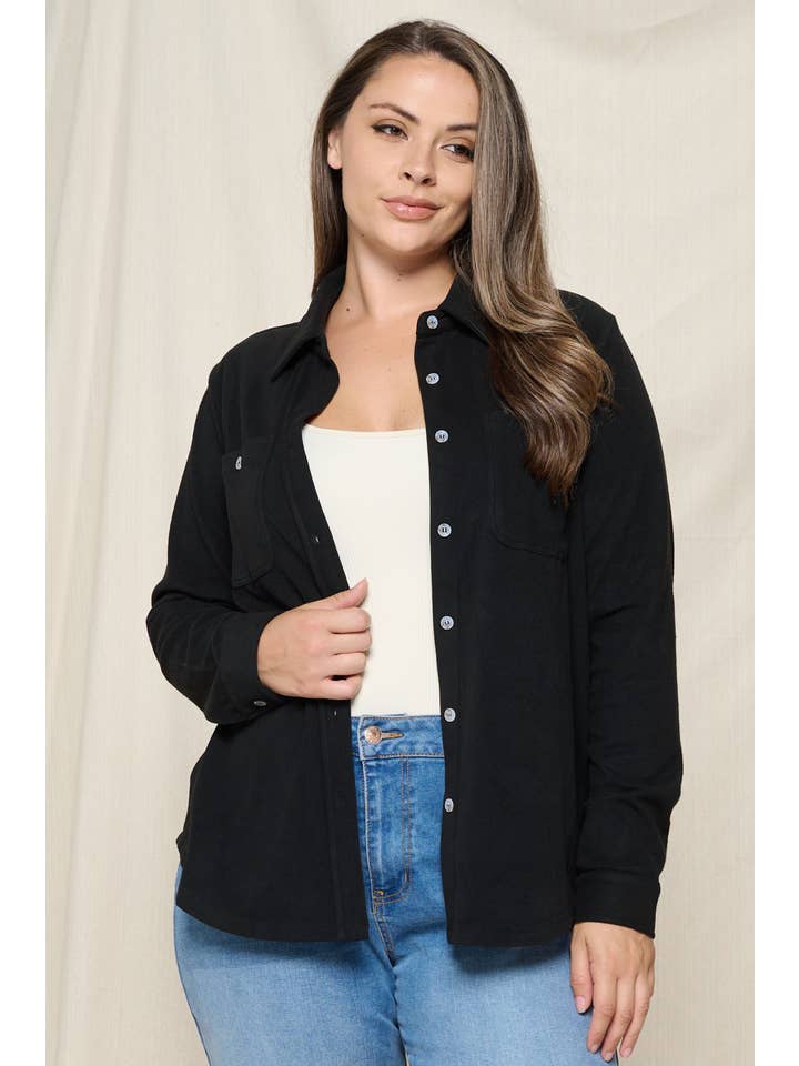 Doe and Rae - Vendita all'ingrosso Camicia button down - Donna - CAMICIA ABBOTTONATA SPAZZOLATA - 10452JPL3