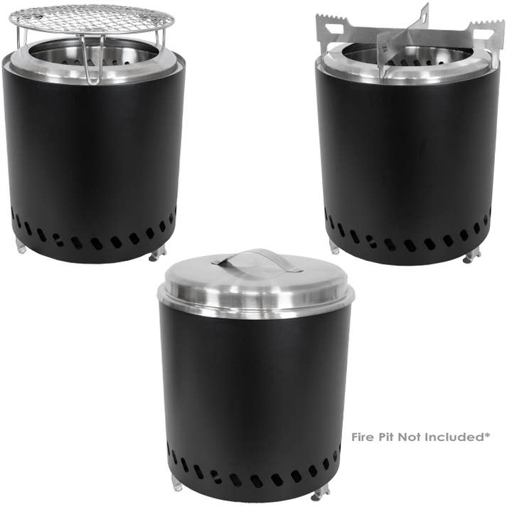 Sunnydaze Decor - Wholesale Outdoor Grill Tools - 3-pc Accessory Kit for Smokeless Tabletop Fire Pit - 8.75 in9