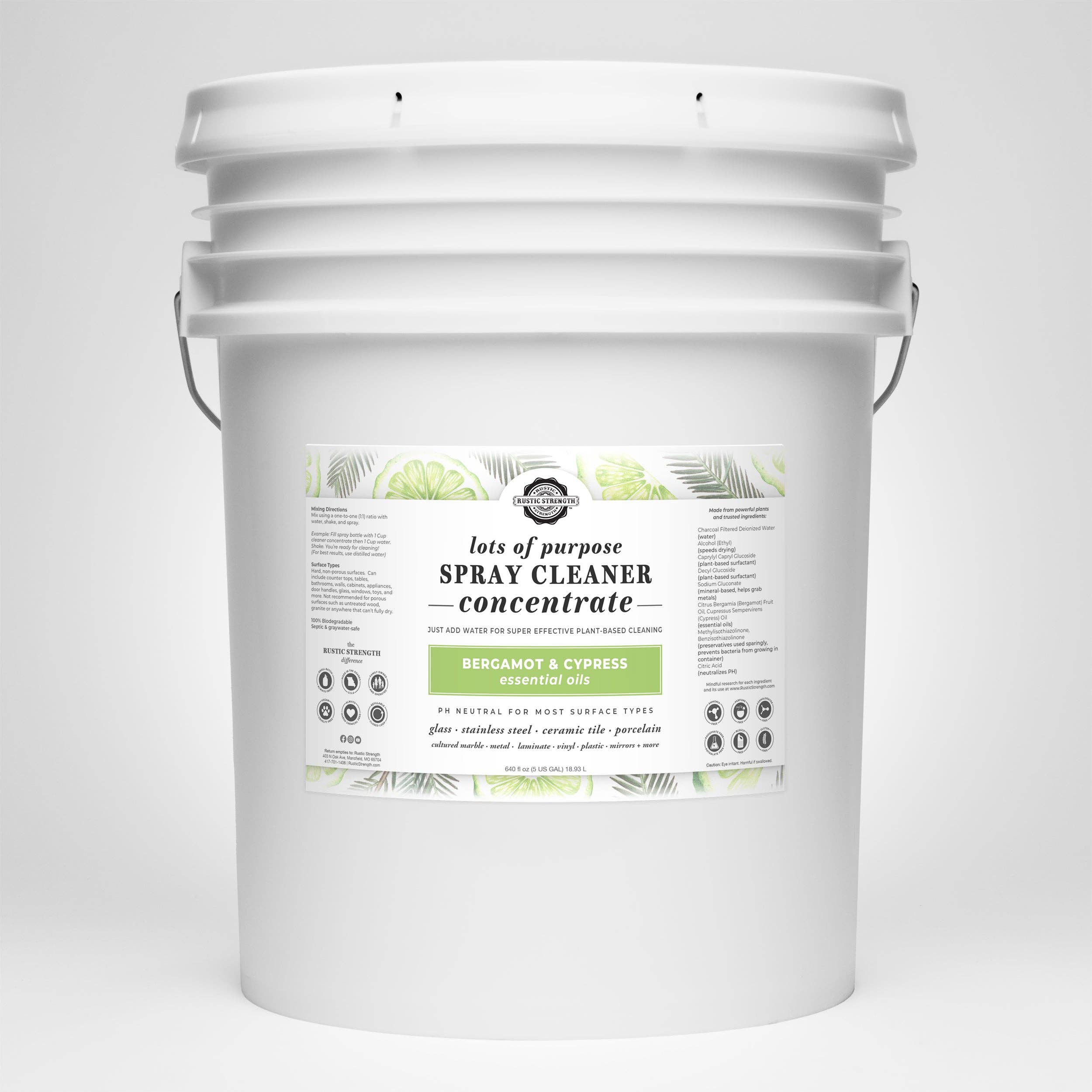 Rustic Strength - Wholesale Multi-Surface Cleaner - Lots of Purpose Spray Cleaner | Concentrate | Unscented & Popular Scents7