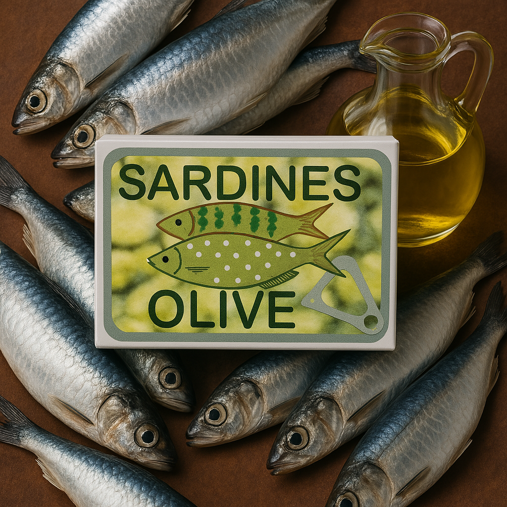 CAPITAINE NAT' - Wholesale Ingeblikte vis - COLLECTOR - Sardines in biologische olijfolie 115 g2