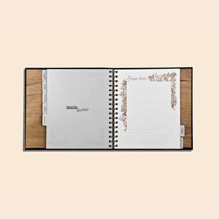 Paige Tate & Co. - Wholesale Cookbooks & Food - Around Our Table: Blank Recipe Book with Recipe Cards 3