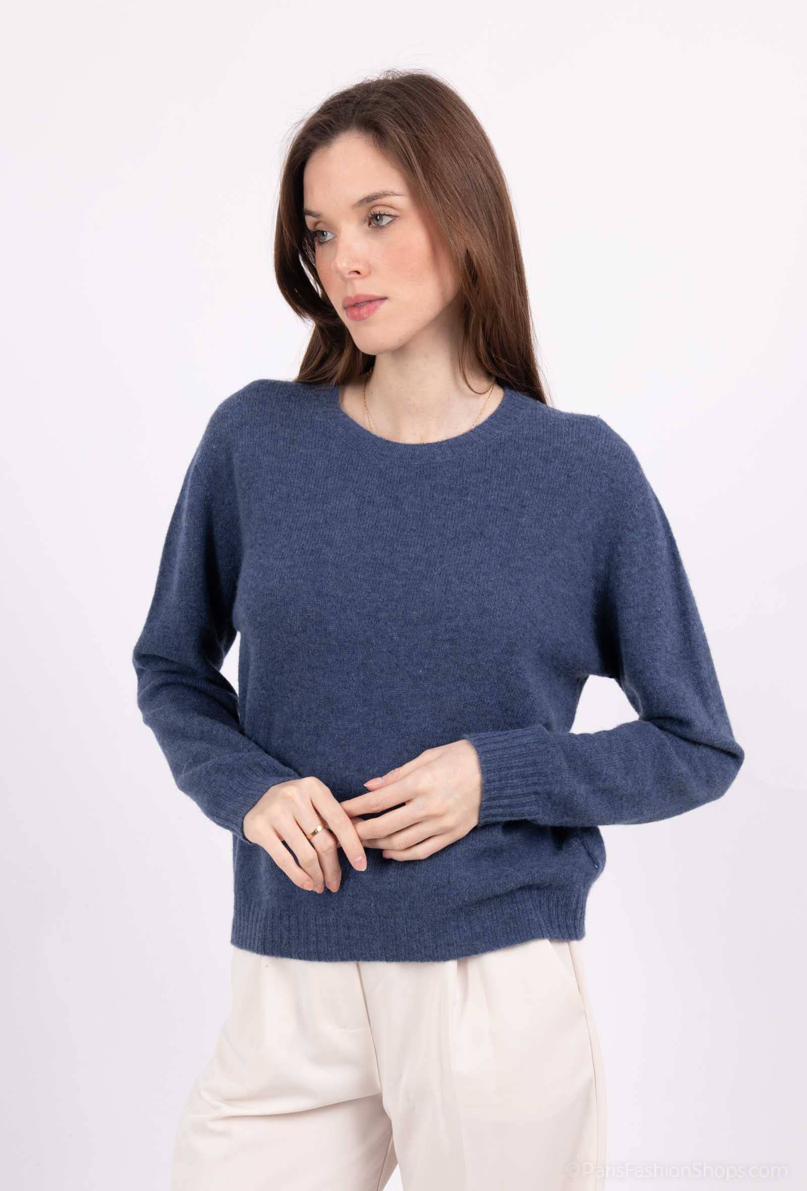 SOGGO - Wholesale Knit Sweater - Women's - 7907 - Fine wool sweater with long sleeves2