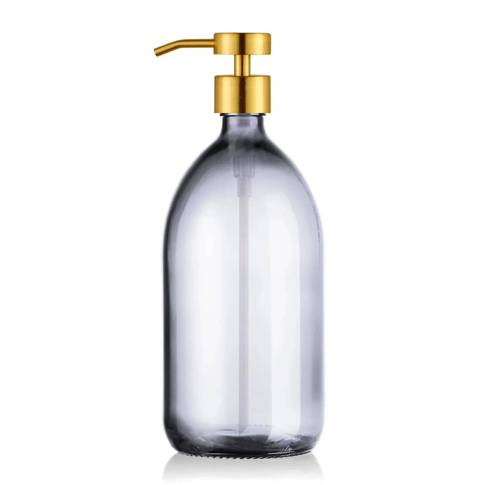 Little Pots – wholesale Soap dispenser – Clear glass soap dispenser – Stainless steel pump18