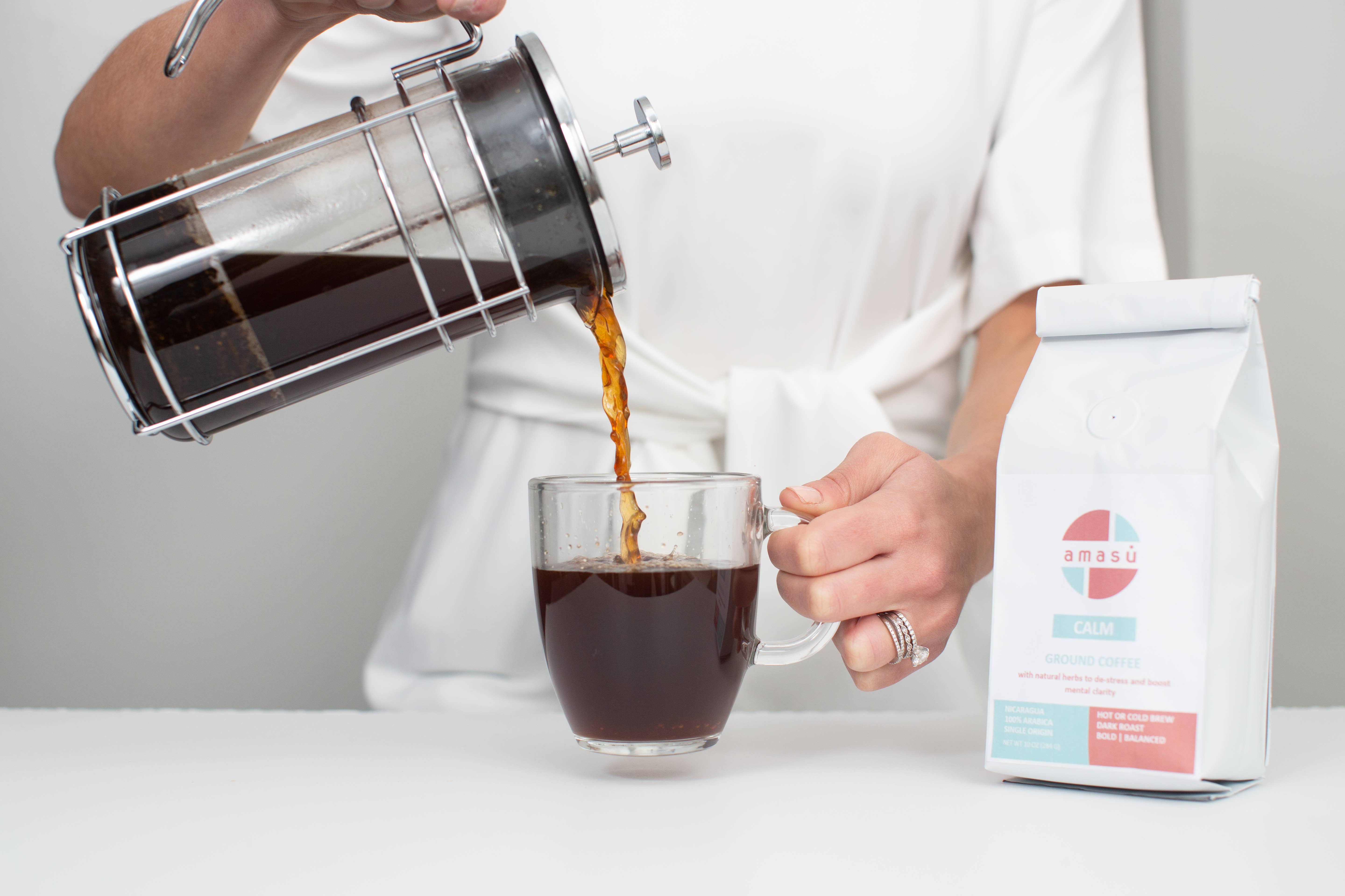 Amasu - Wholesale Ground Coffee - Organic Calm Ground Coffee1