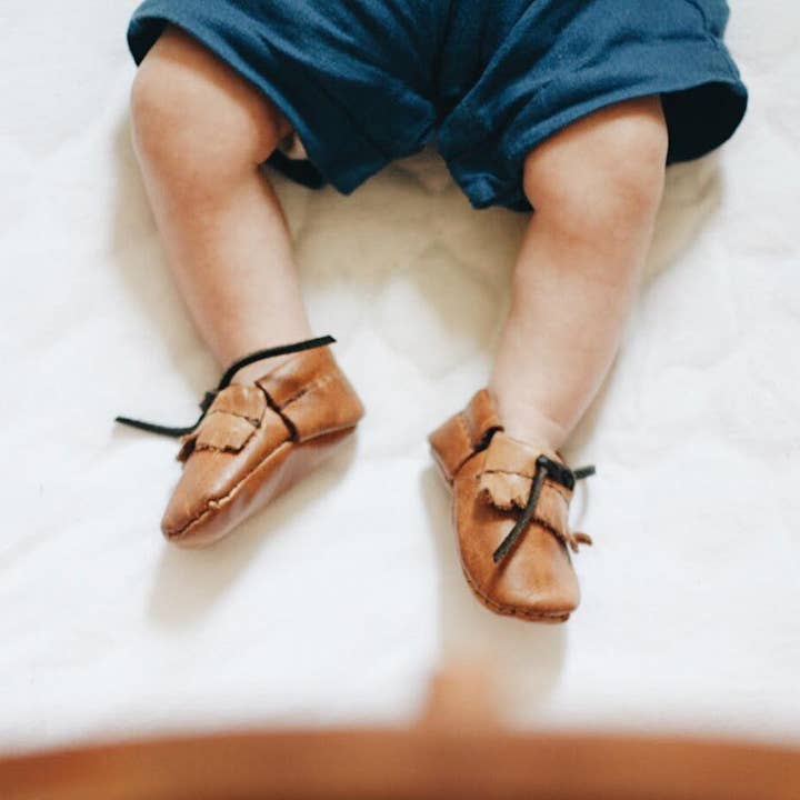 Whiskey Baby Moccasins for wholesale on Faire