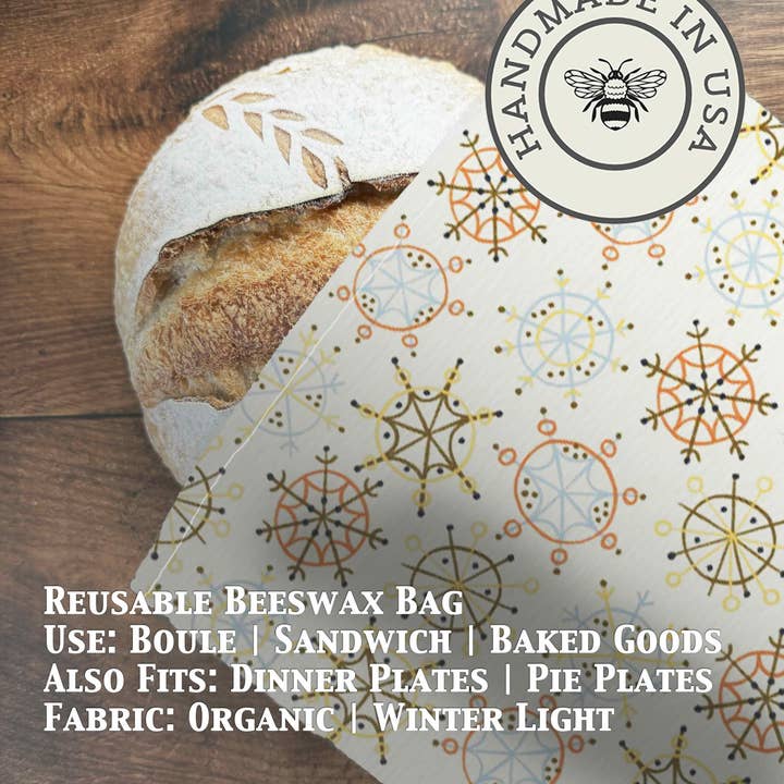 Five Oaks Farm – Großhandel Verpackung/Beutel zur Aufbewahrung von Lebensmitteln – Brotbeutel | Bienenwachsbeschichtet38