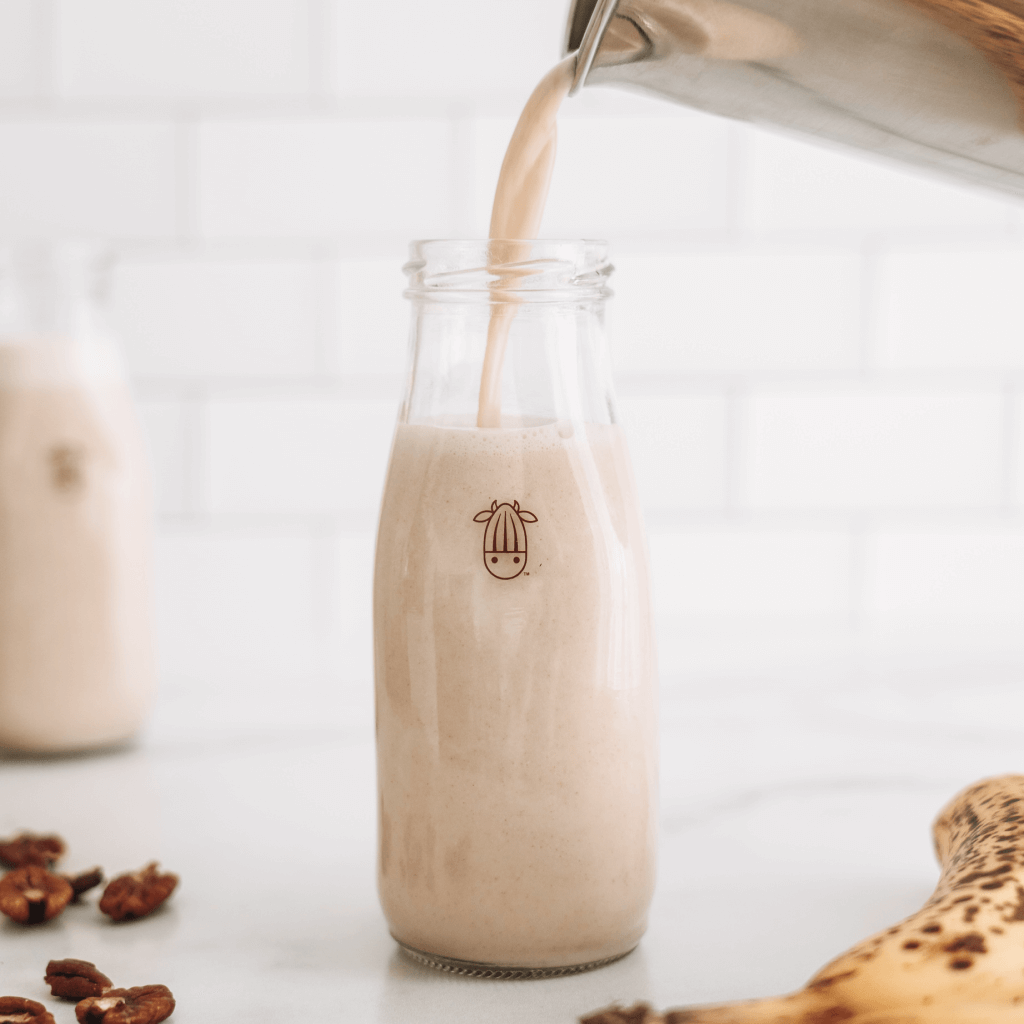 Almond Cow - Wholesale Milk/Juice Bottle - Pair of Glass Milk Bottles - Set of 24