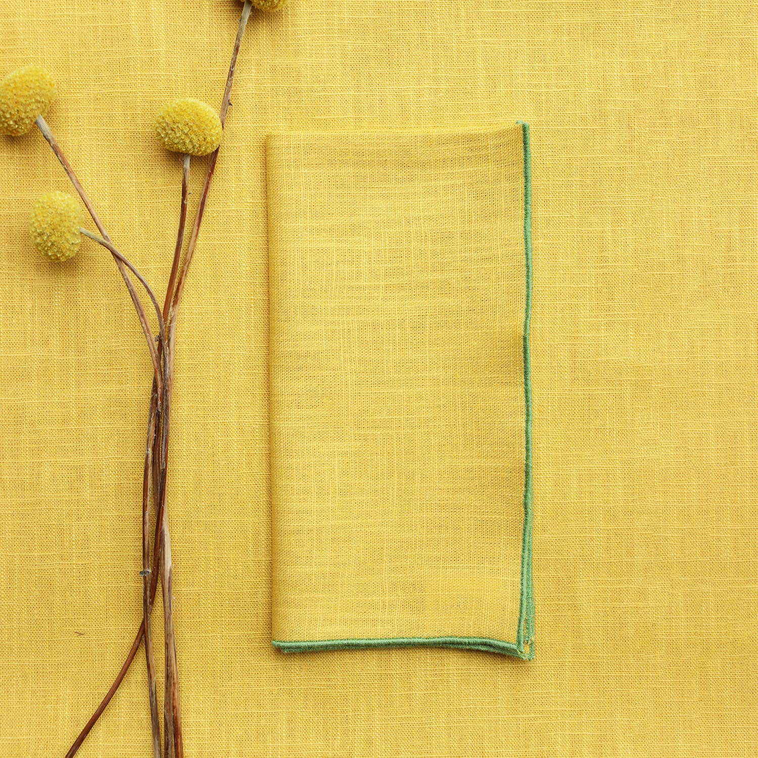 Giardino Segreto - Vente Serviettes de table en tissu - Serviette en lin 100 % de la collection CORDONCINO11