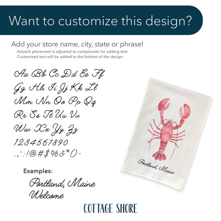 Cottage Shore - Wholesale Tea Towel - Driftwood Christmas Tree - Customizable Cotton Tea Towel4