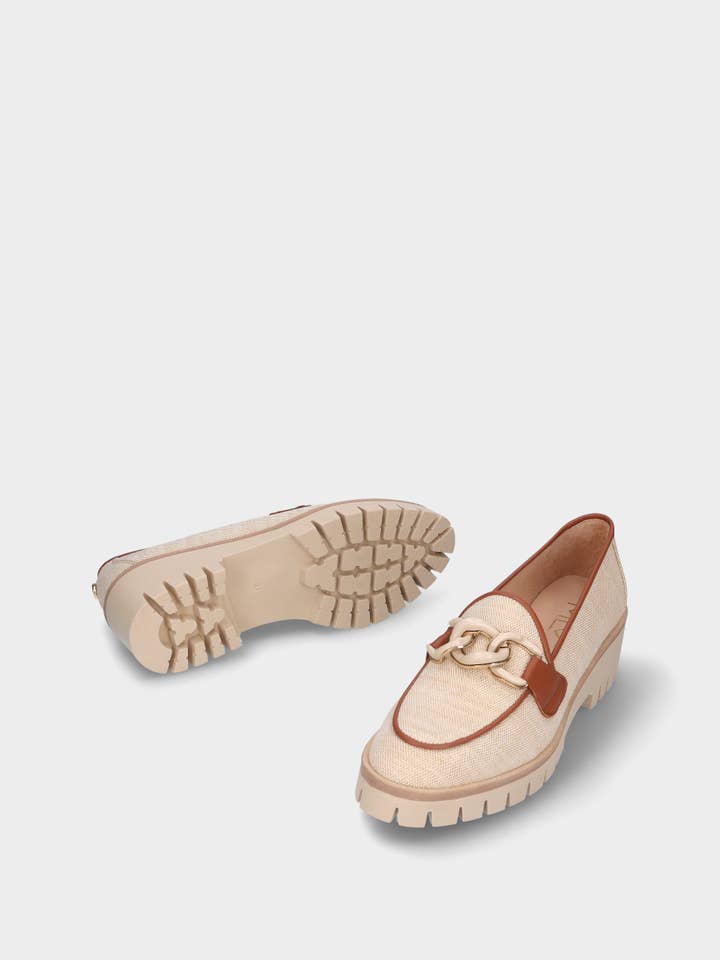 Mocassim Plat Leather Bege Mara 08 - Spring Summer 2025 for wholesale on Faire2