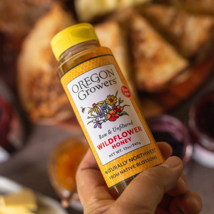 Oregon Growers - Wholesale Honey - Northwest Wildflower Honey 12 Oz. Squeeze Bottle1