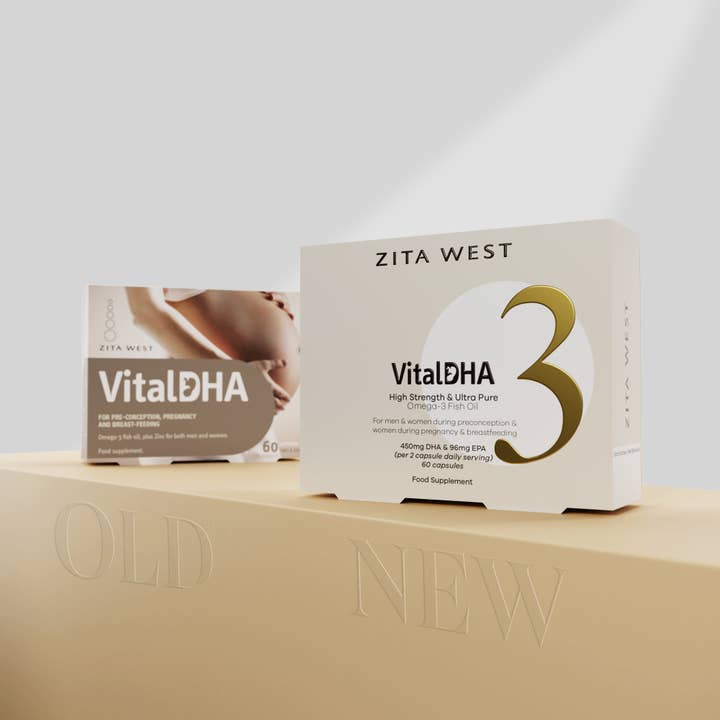 Zita West Products – Großhandel Nahrungsergänzungsmittel/Vitamin zum Einnehmen – Vital DHA mit Omega 3 für Fruchtbarkeit, Schwangerschaft und Stillzeit3
