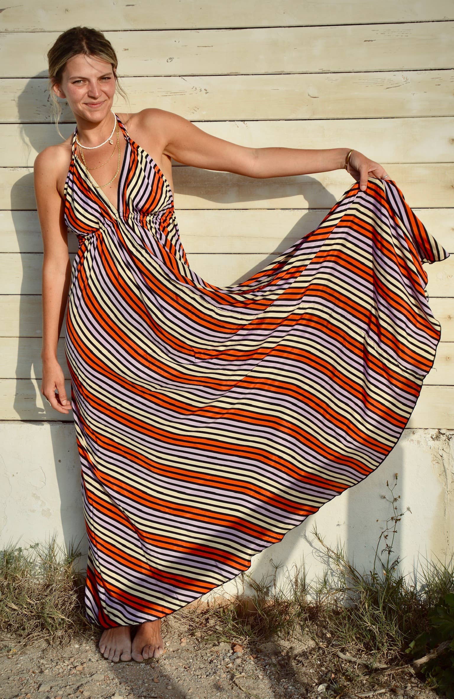 Arena Formentera - Wholesale Dress - Women's - Sale! Bohemian dress with neckline. Last collection1
