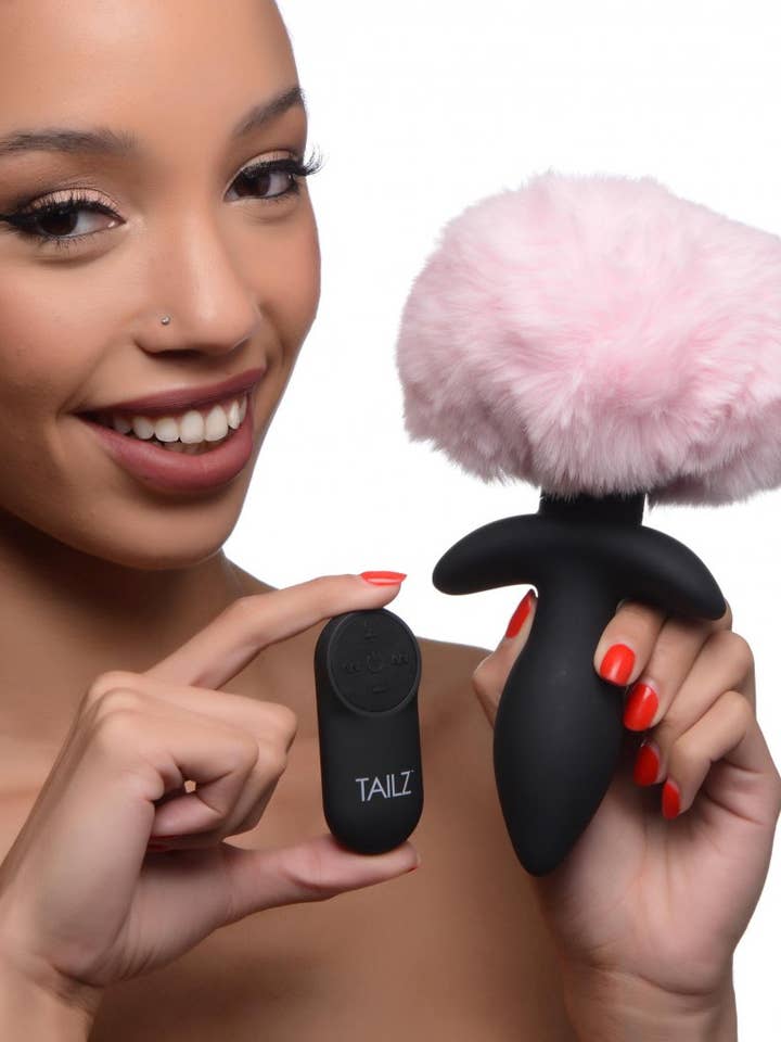 Plug anal Wagging Bunny Tail pour la vente par Tailz