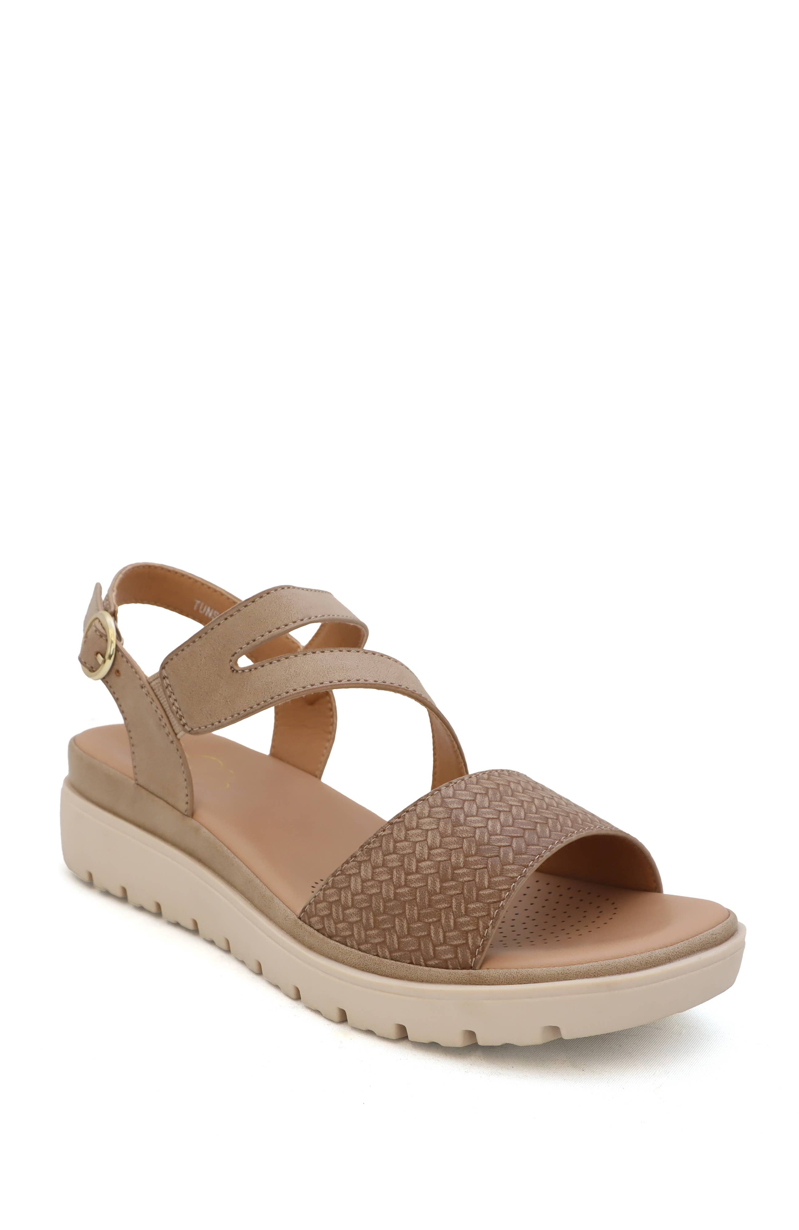 Yoki Fashion - Wholesale Wedges - Women's - FIRE SALE YOKI TUNSA-20 Women's Comfort Footbed Wedge Sandal1