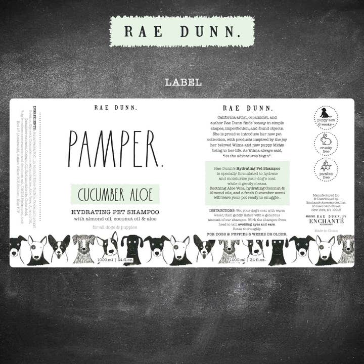 Precious Tails - Wholesale Pet Shampoo - Dog - Rae Dunn Pet Shampoo Wilma's Friends - 1000ml7