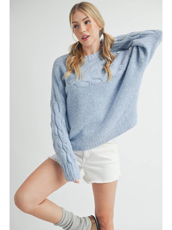 AEMI + CO - Wholesale Knit Sweater - Women's - 3205EK Elaine Sweater 29