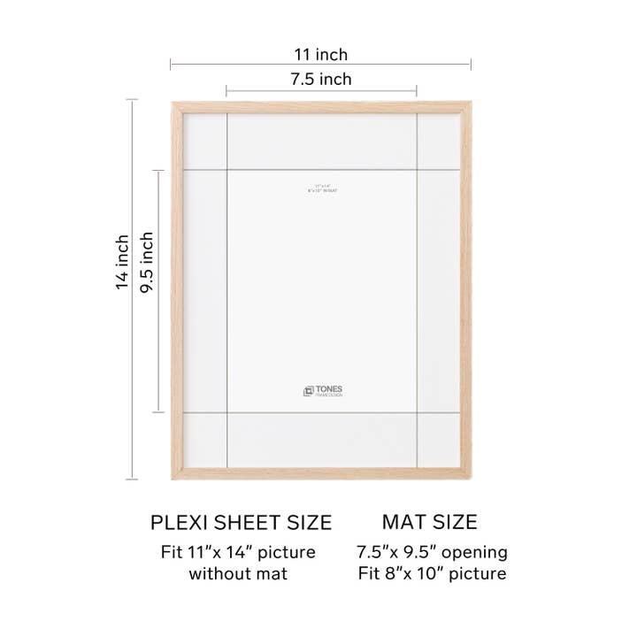 LivingTaste Home Inc - Wholesale Picture Frame - 11x14 Dryades Wooden Frame