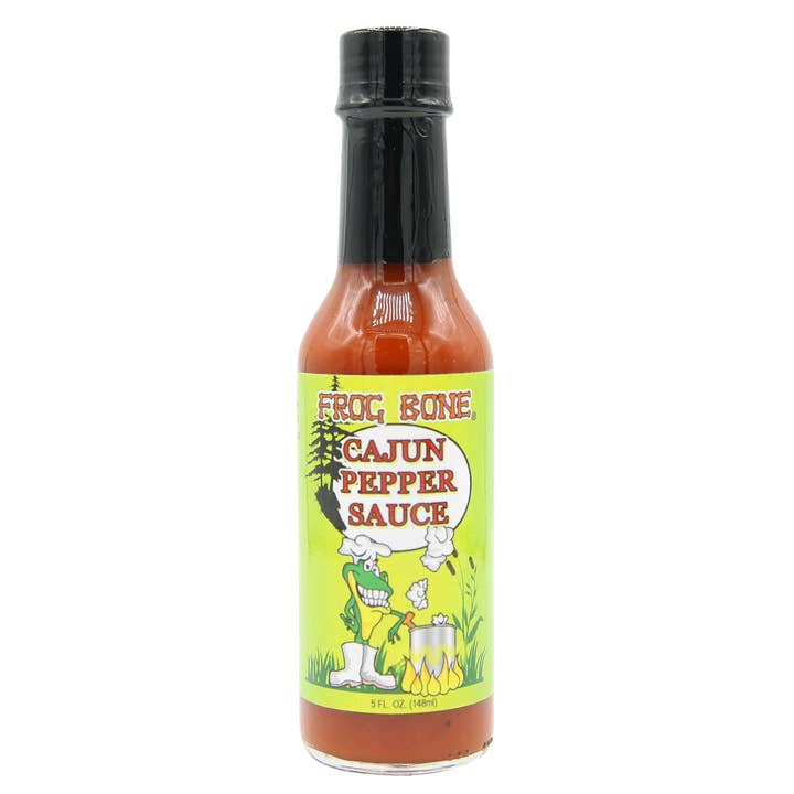Cajun Pepper Sauce for wholesale by J & S Foods - Frog Bone Sauces