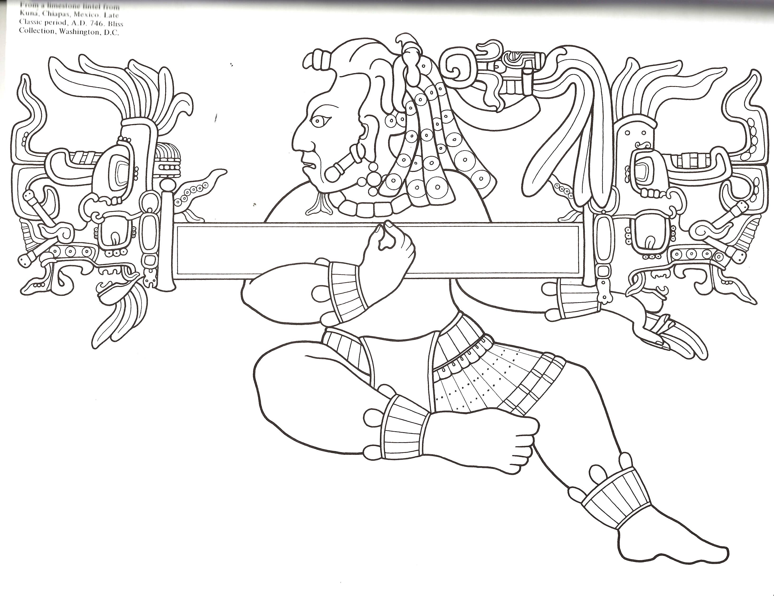 Bellerophon Books - Wholesale Coloring & Activity Book - Adult - A Coloring Book of Incas, Aztecs & Mayas2