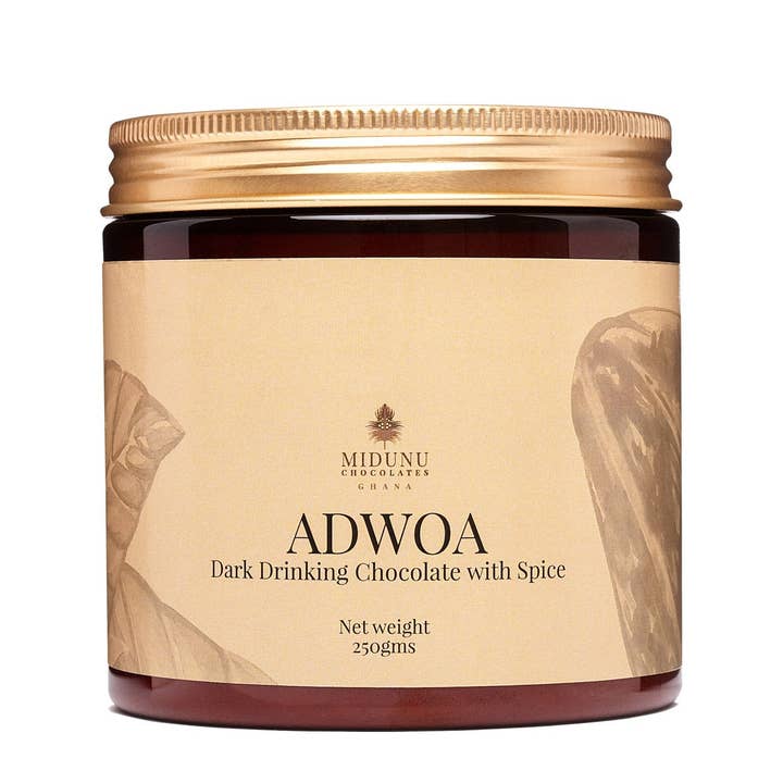 Adwoa Dark Chocolate with Spice for wholesale by Midunu Chocolates