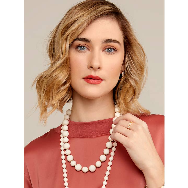 ZENZII Jewelry – Großhandel Perlenkette – Chunky Matte Perlen Halsband Halskette Schmuck
