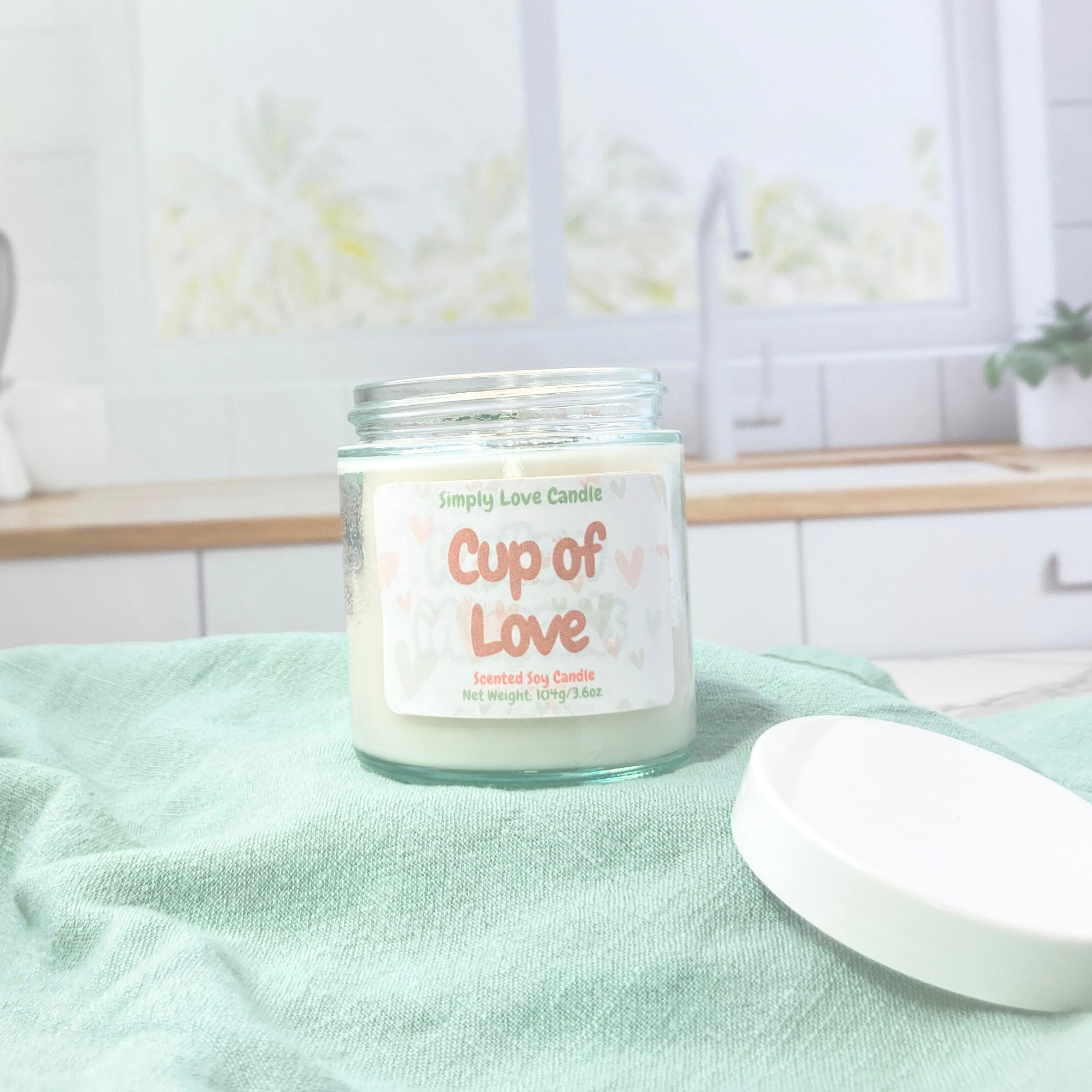 Simply Love Candle - Wholesale Jar/Filled Candle - Coffee 3.6 oz Candle | Soy Candle in Glass Jar with Lid5