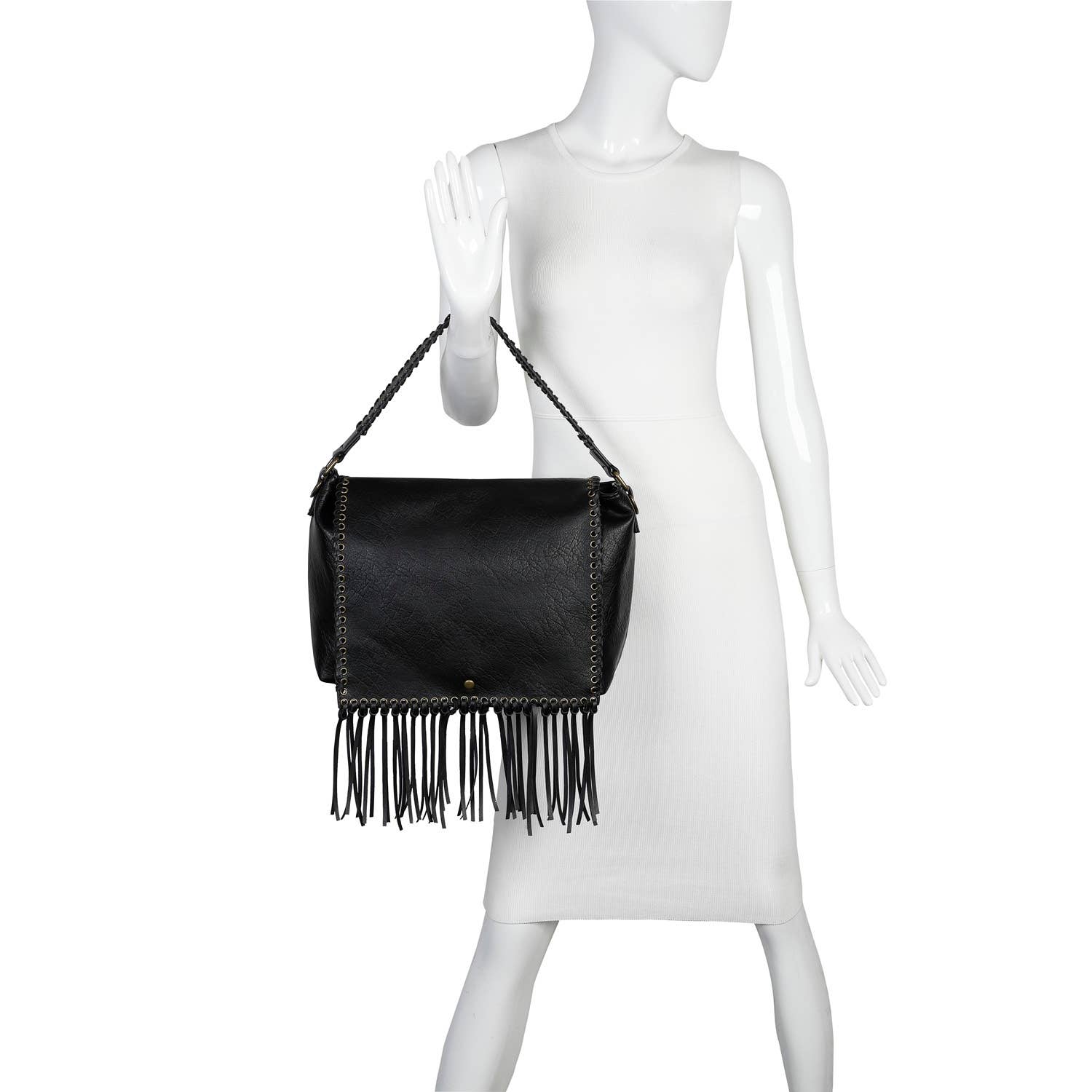 AMPERE CREATIONS - Vente Sac à bandoulière – femme - Lacey Fringe Messenger5