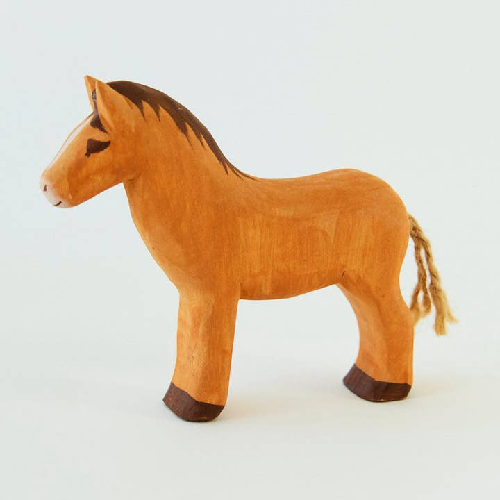 Wooden Painted Horse for wholesale by Sarah’s Silks