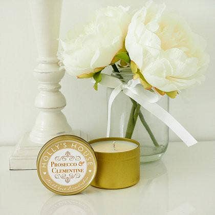 Prosecco & Clementina 100ml Lata de Vela por atacado de Holly's House UK