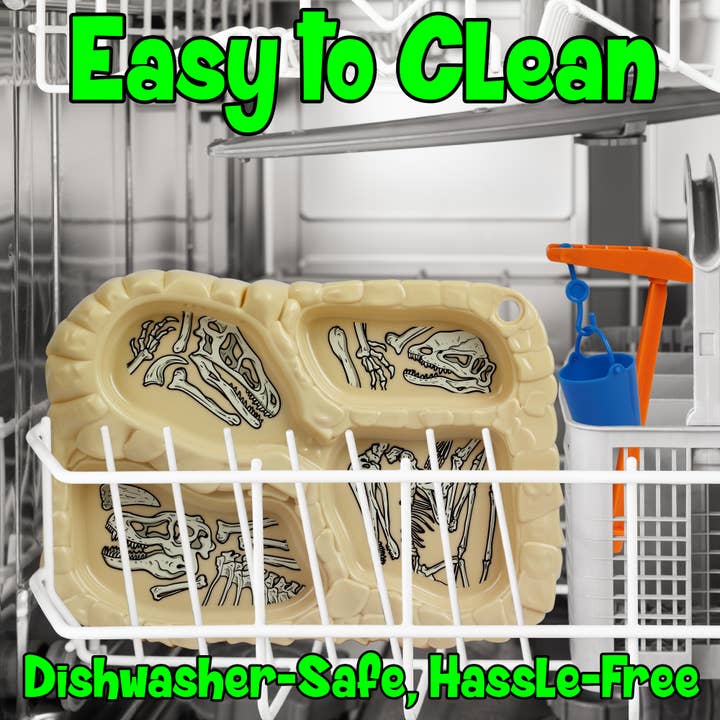 Funwares - Wholesale Dinner Plate - Kids & Baby - Jurassic Excavation Plate – Dinosaur Kids Dinnerware Gift3