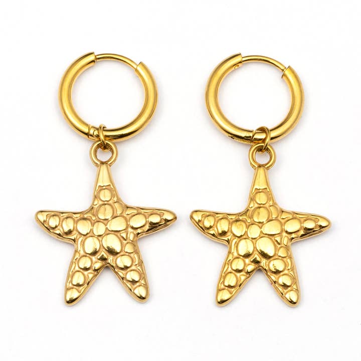 Øreringe Juna | Premium rustfrit stål for engroshandel hos WAUW Fashion