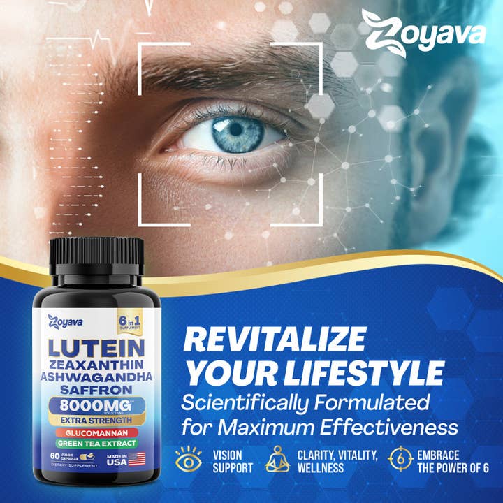 Zoyava - Wholesale Oral supplement/vitamin - SightShield Lutein and Zeaxanthin Supplements 8000 MG3