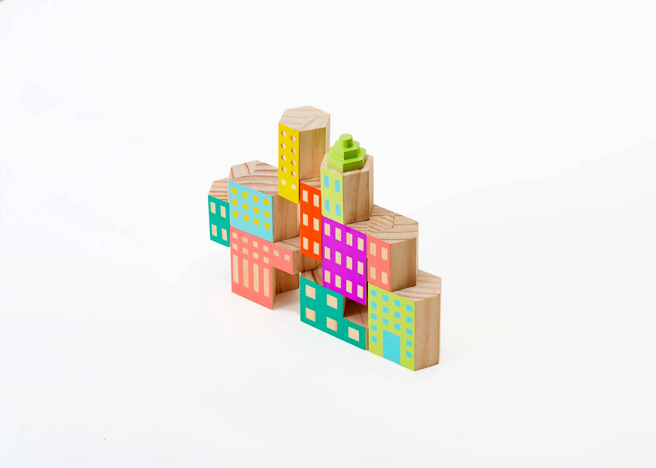Areaware - Wholesale Wood Toy - Kids - Blockitecture - Deco1