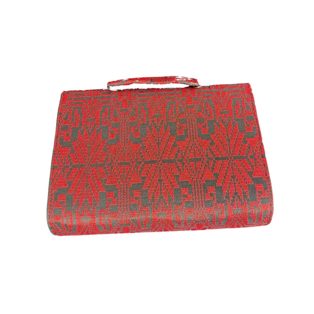 Palestinian Elegance - Wholesale Clutch Bag - Women's - Red Palestine Handbag - High-Quality & Culturally Inspired L7XW10XH2 inches1