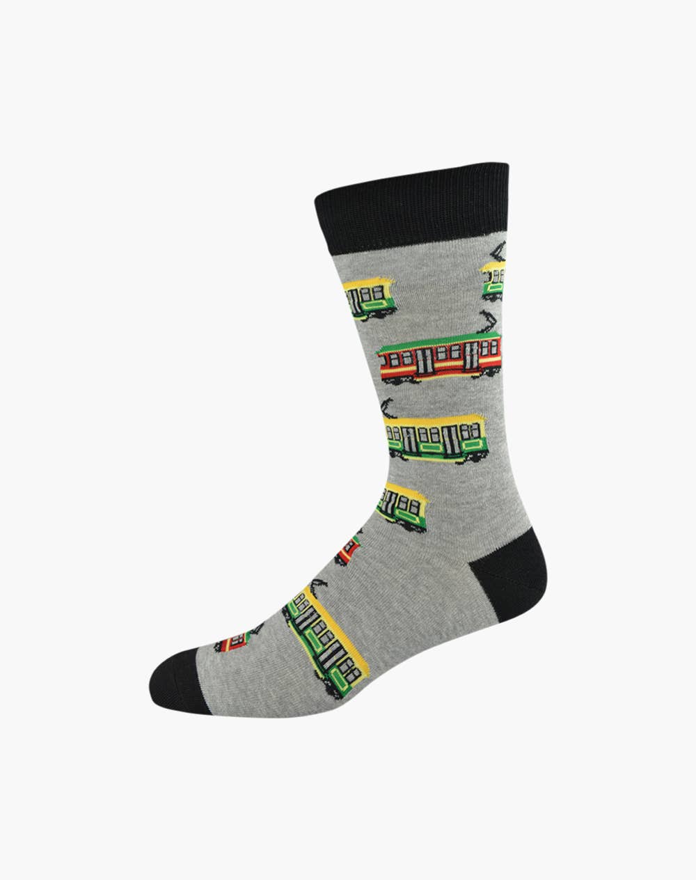 GREY MENS TRAMS BAMBOO SOCK for wholesale on Faire
