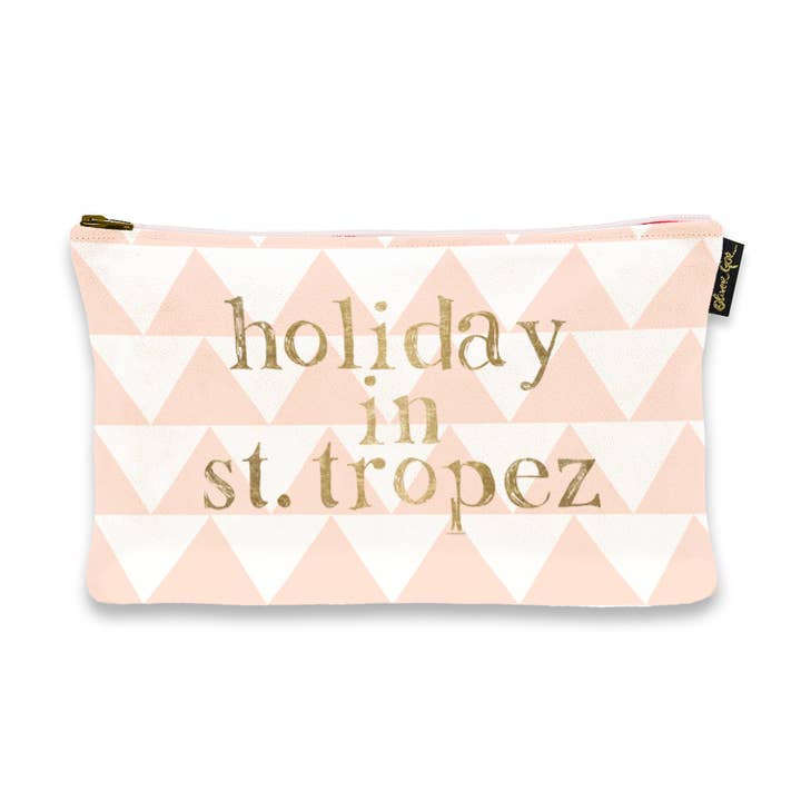 Oliver Gal Vacation Time Art Pouch (Size 9x6) for wholesale by The Oliver Gal Artist