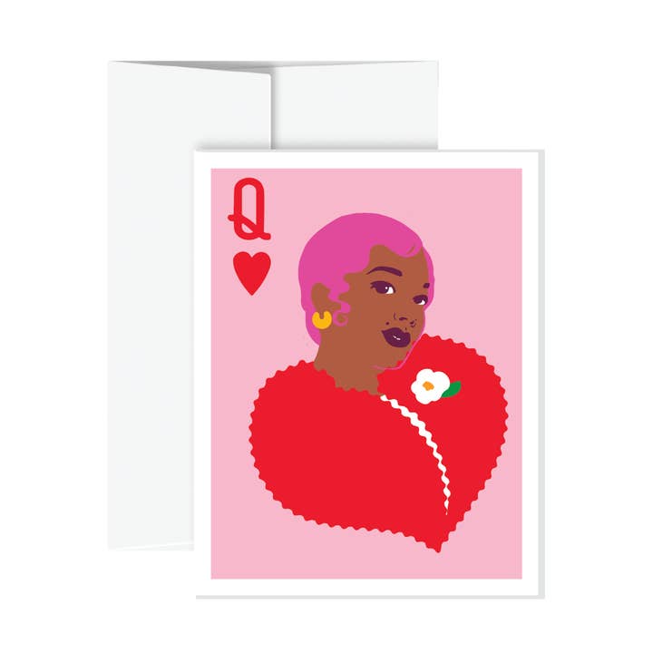 Biglietto di auguri - Regina di cuori per la vendita all'ingrosso da parte di All Very Goods