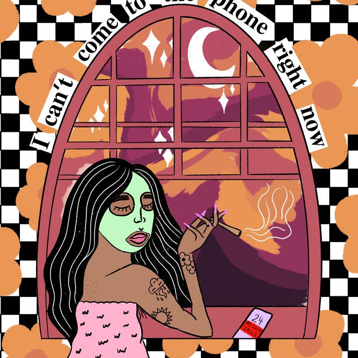 Self Care High Quality Square Art Print for wholesale by Boe Studios